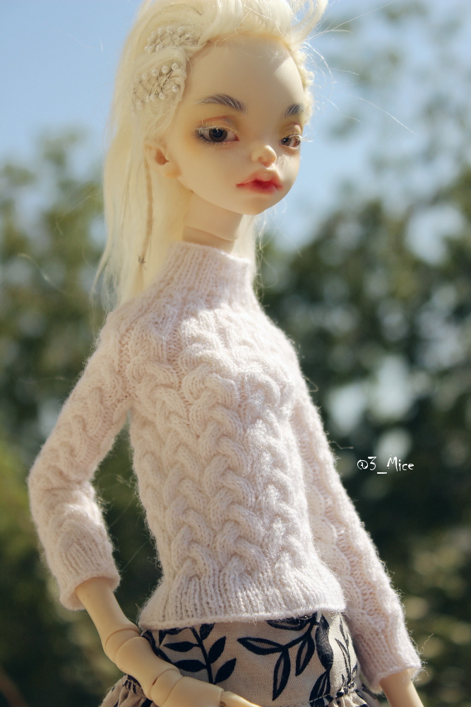 Preorder Handknitted sweater for Kid Doll Chateau/ k-07 body 