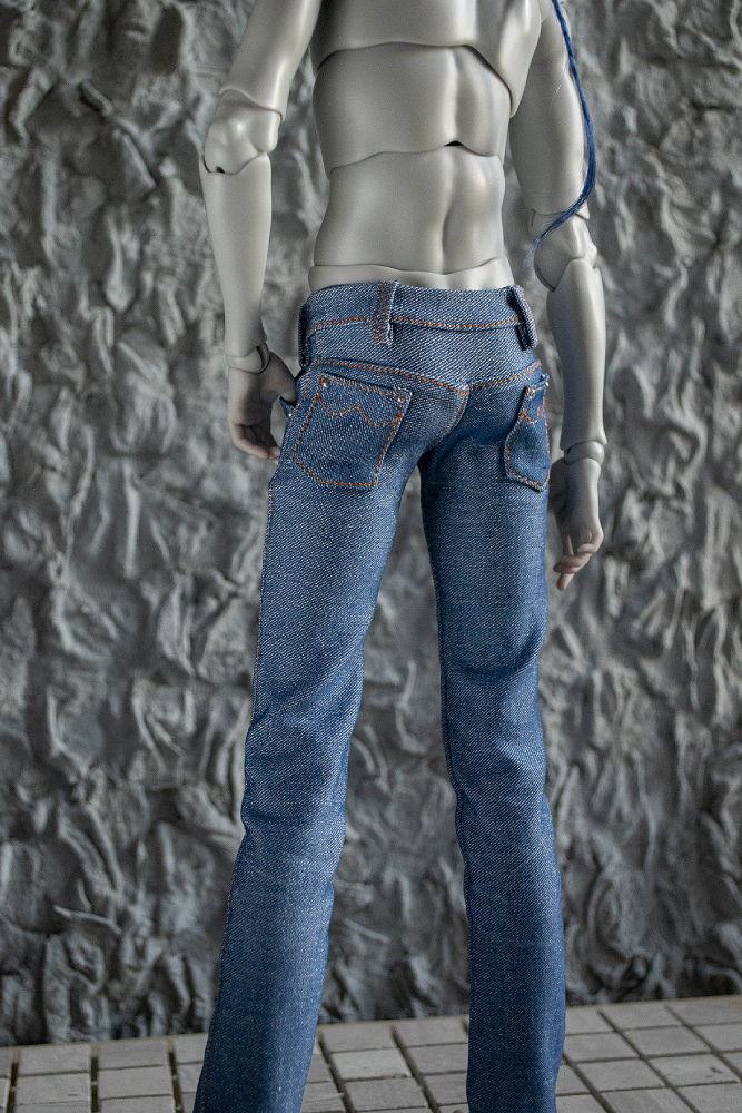 Low fitting blue jeans for Spirit Imprint Boy 