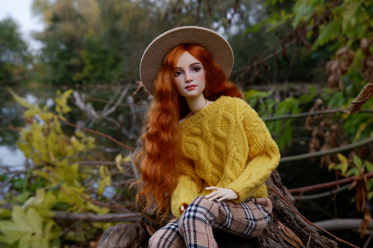 Knitted clothes for  Natalia Loseva’s dolls