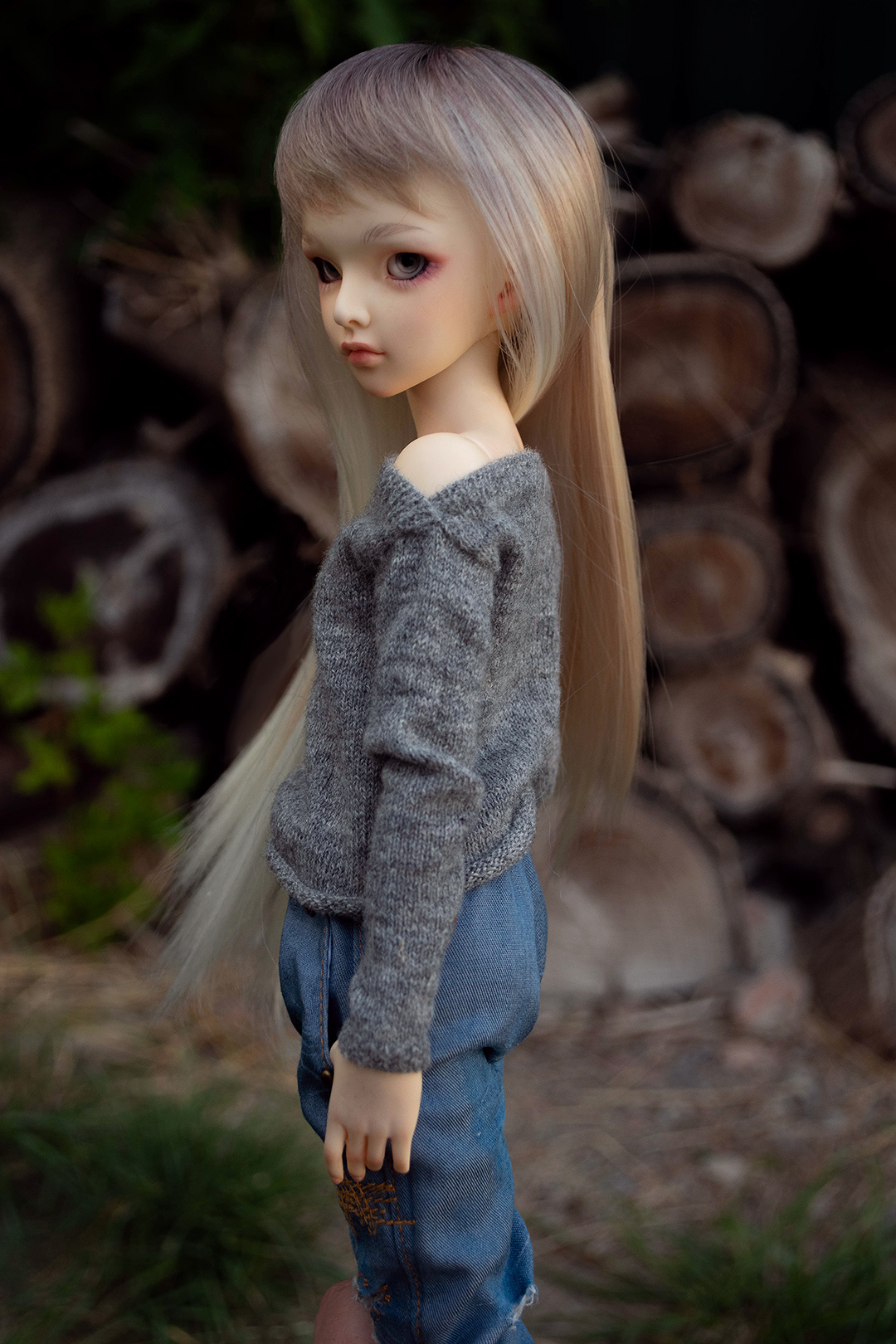 Three Mice: handknited clothes for BJD