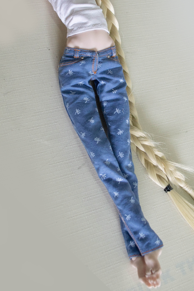 Jeans for art dolls