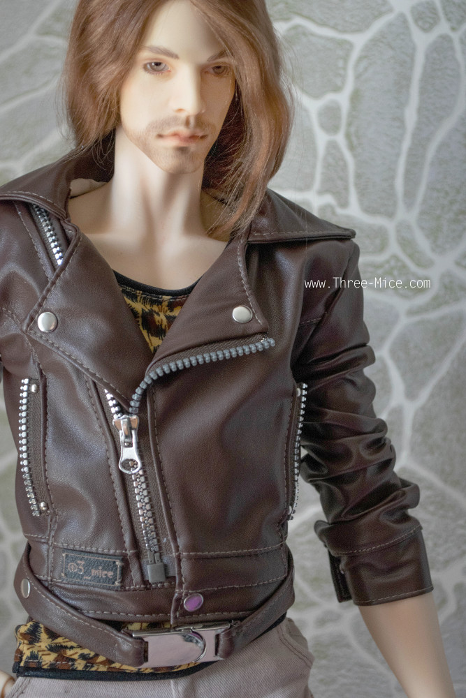 leather jacket for pygmalion doll  BJD