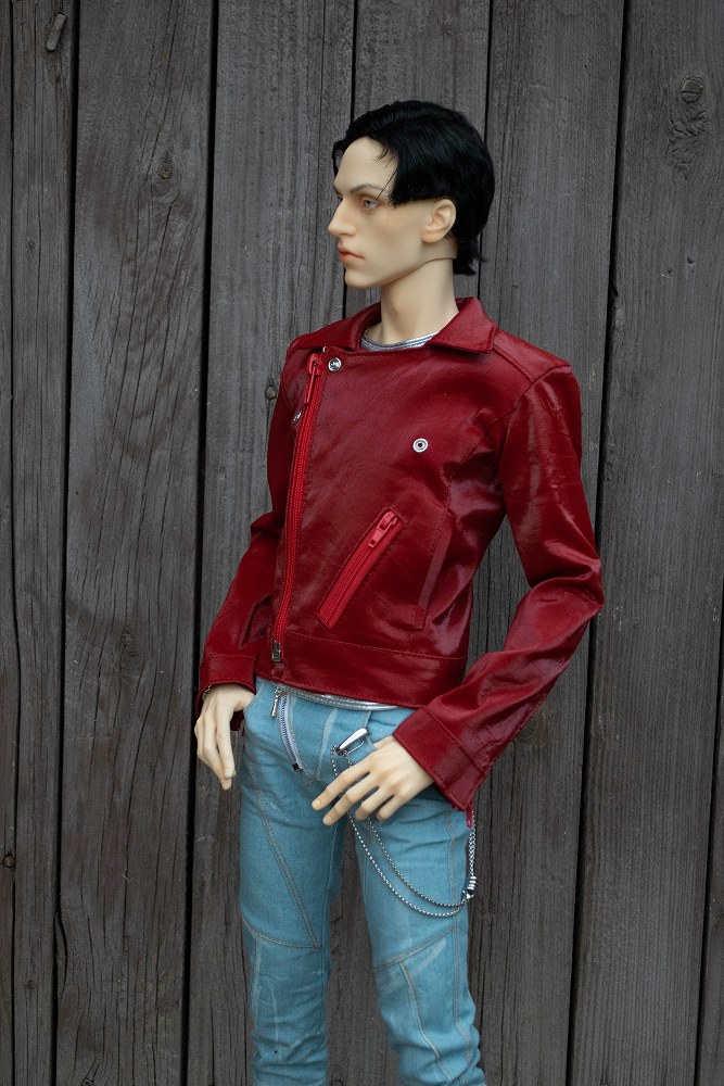 Red biker jacket for LLT Ballerino, 5th motif