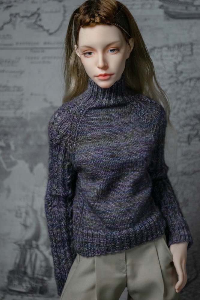sweater with japanese pattern for SD17 girl