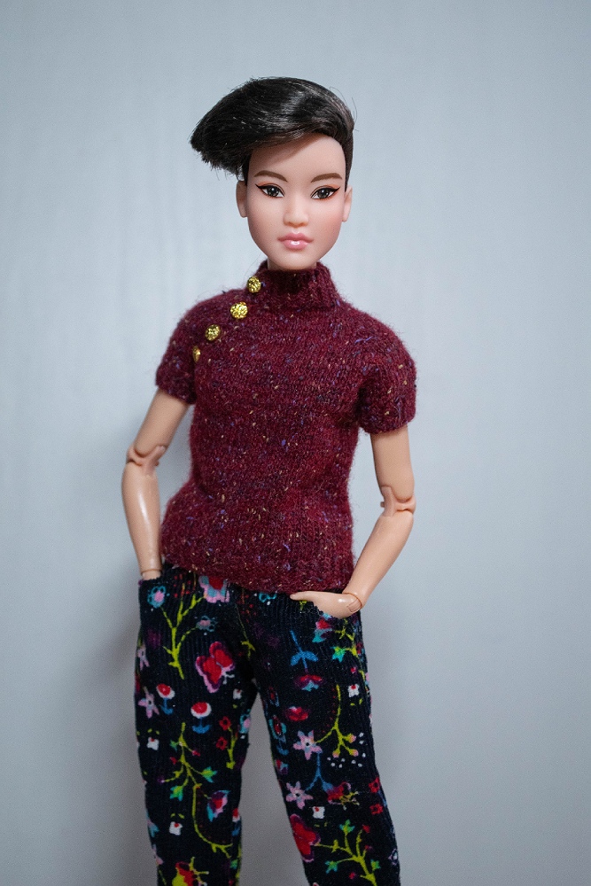 Barbie tweed top