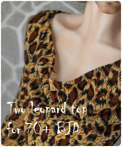 Leopard tops for 5th motif BJD