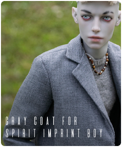 gray coat for spirit Imprint boy